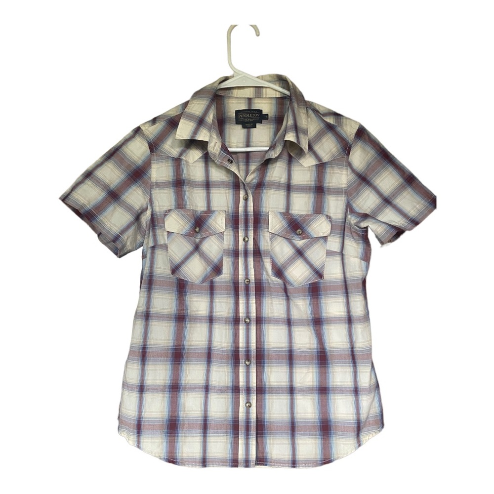 Pendleton plaid shortsleeve